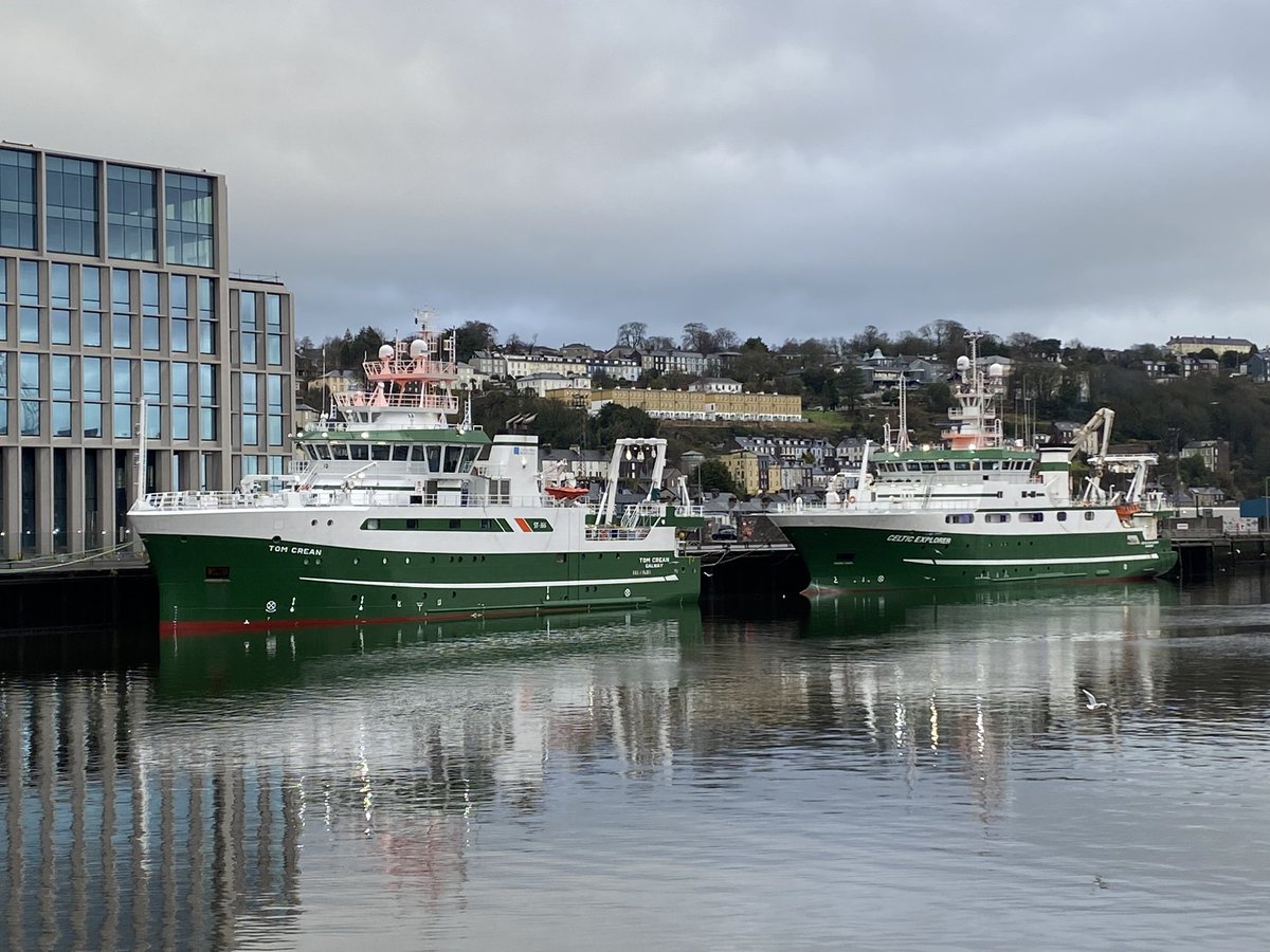 Good to see the Tom Crean and Celtic Explorer safe in the port of Cork on Christmas Eve <a href="/MarineInst/">Marine Institute</a> <a href="/eurofleets/">EurofleetsPlus</a> <a href="/RVMarineInst/">Marine Institute Research Vessels</a> #researchvessels