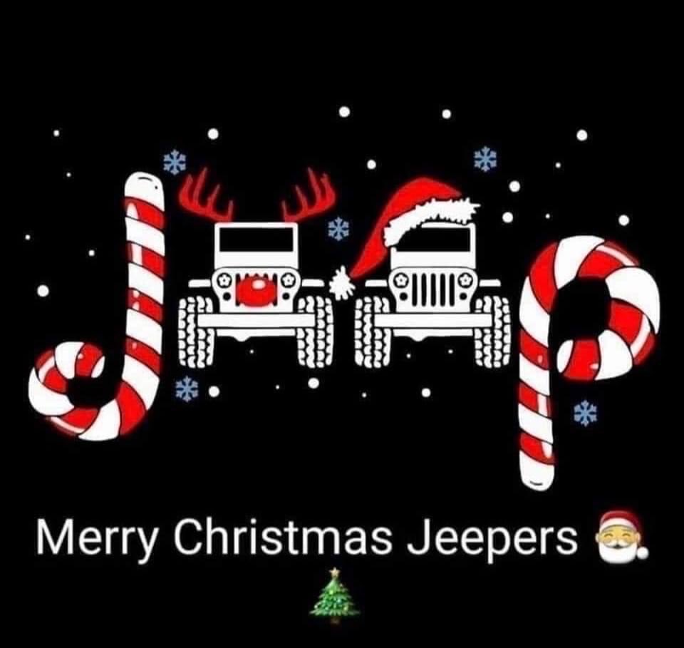 #jeep #jeepmafia #NCjeeper #jeepgirl #jeepwrangler #4x4 #girlsgetdirtytoo #offroad #freedompanels #topless #Christmas #lookingpretty #ridingdirty #santa #reindeer #frosty Merry Christmas!!!