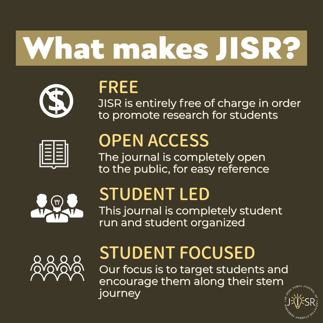JISResearch's tweet image. The Journal of Innovative #Student #Research is a student-led, student-focused, FREE, double-blind peer review open access journal that publishes original research articles, review articles, and case reports on various subjects.
innovativestudentresearch.org