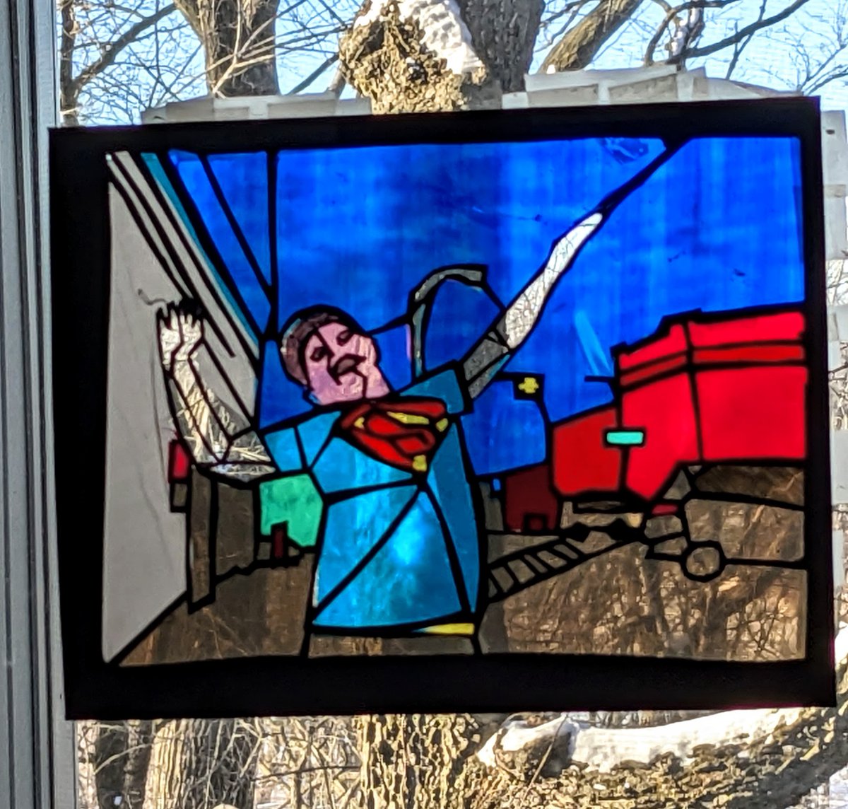 ecneicsodreN's tweet photo. Here's my unexpected moment of joy from this year in the style of a stained glass motif. #goingtothestore #roguemashunt2022 #teamgottabecrazy #tedsnormalwalk https://t.co/17tk2TxTOS