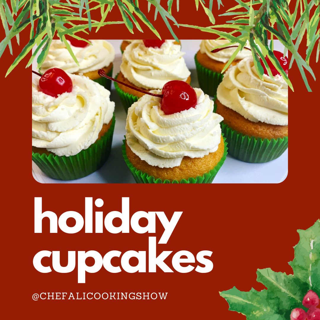 chefalicooking's tweet photo. Merry Christmas everyone! How about some delicious pina colada cupcakes for the family? Check out this recipe: https://t.co/Sw5kVmxSHc https://t.co/tlv6bZJlKH