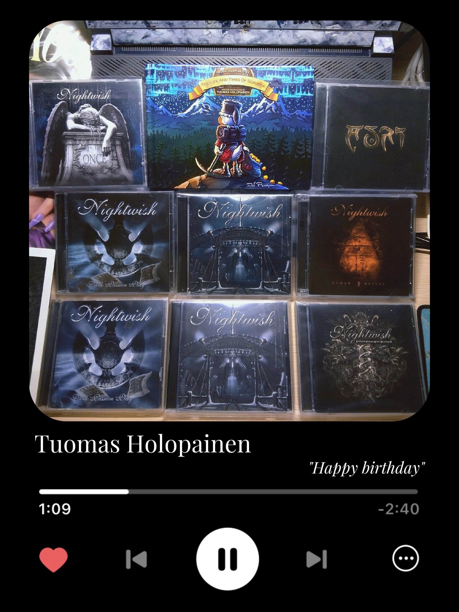 Happy birthday to the one and only Tuomas Holopainen 