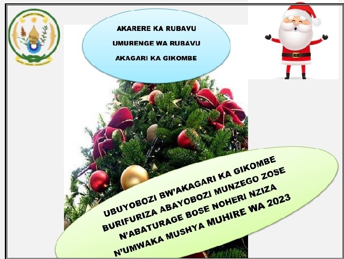 gikombecell2022's tweet photo. Turi intore z' #Imparanirakurusha mukagari ka Gikombe turi mu #Intavogerwa za @RubavuSector zatorejwe mu #Inganji za @RubavuDistrict 
Bayobozi bacu namwe mwese mutuye akagari kacu tubifurije Noheli nziza numwaka mushya mushya wa 2023. @RadioRubavu @RwandaWest https://t.co/vOM2qa3aTJ