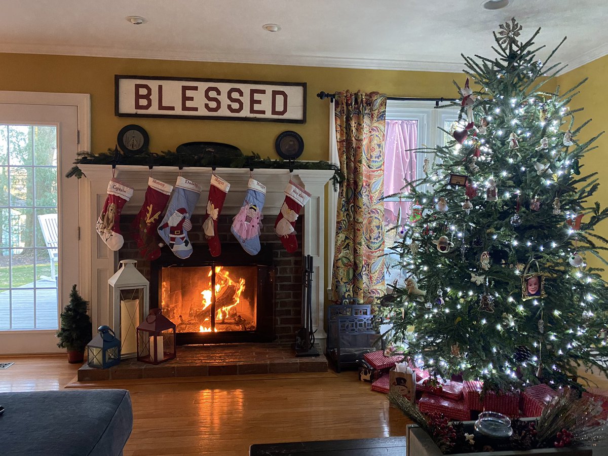 All settled in for a long winter’s night.