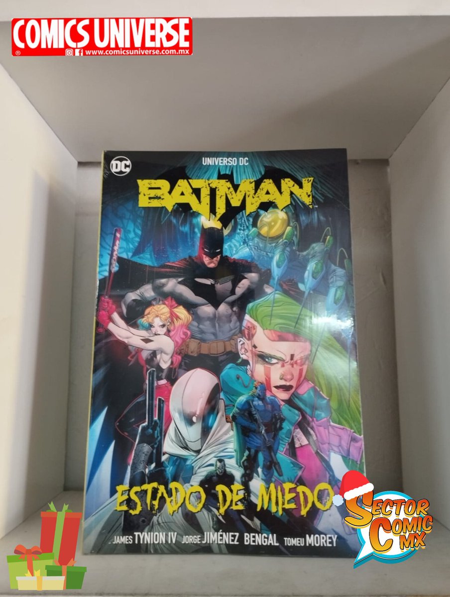 SectorComicMx's tweet photo. Ya se encuentran estos títulos en tiendas Cómics Universe:
🎄Batman Gotham Knights Gilded City #3.
🎄Batman Vol. 5: Fear State.
🎄Superman Batman World's Finest.
🎄Batman Spawn. La Colección Clásica. 
Más info en cada foto en ALT.
Hilo 1 de 3 https://t.co/3Q24k61mzR