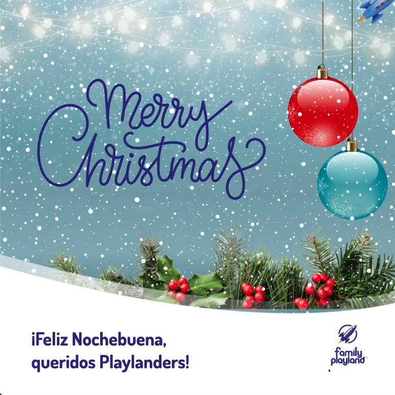 🎄¡Feliz Nochebuena, queridos #Playlanders! Pasemos esta #Navidad en familia con gratitud, amor y paz 🎄 
#Amor #Paz #Navidad #Christmas #MerryChristmas #Familia #LatinFamily
