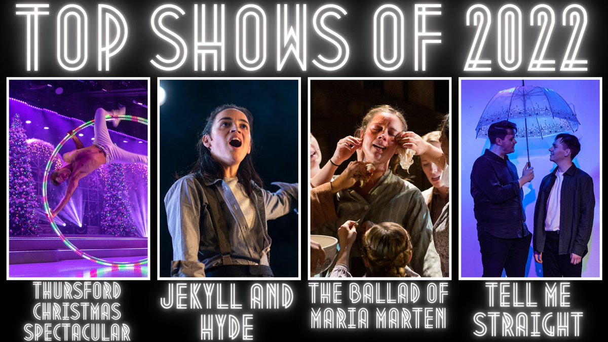 Pocket Size Theatre (@pocketsizeblog) on Twitter photo POCKET SIZE PICKS | Our Top Shows of 2022!
Including <a href="/Thursford/">Thursford</a>, <a href="/ReadingRep/">Reading Rep Theatre</a>, <a href="/RDGWhatsOn/">What's On Reading</a>, <a href="/WiltonMusicHall/">Wilton's Music Hall</a>, <a href="/tmsplayldn/">TMSPlay</a> & <a href="/ChiswickPlay/">Chiswick Playhouse</a>! bit.ly/TopShows2022 POCKET SIZE PICKS | Our Top Shows of 2022!
Including <a href="/Thursford/">Thursford</a>, <a href="/ReadingRep/">Reading Rep Theatre</a>, <a href="/RDGWhatsOn/">What's On Reading</a>, <a href="/WiltonMusicHall/">Wilton's Music Hall</a>, <a href="/tmsplayldn/">TMSPlay</a> & <a href="/ChiswickPlay/">Chiswick Playhouse</a>! bit.ly/TopShows2022