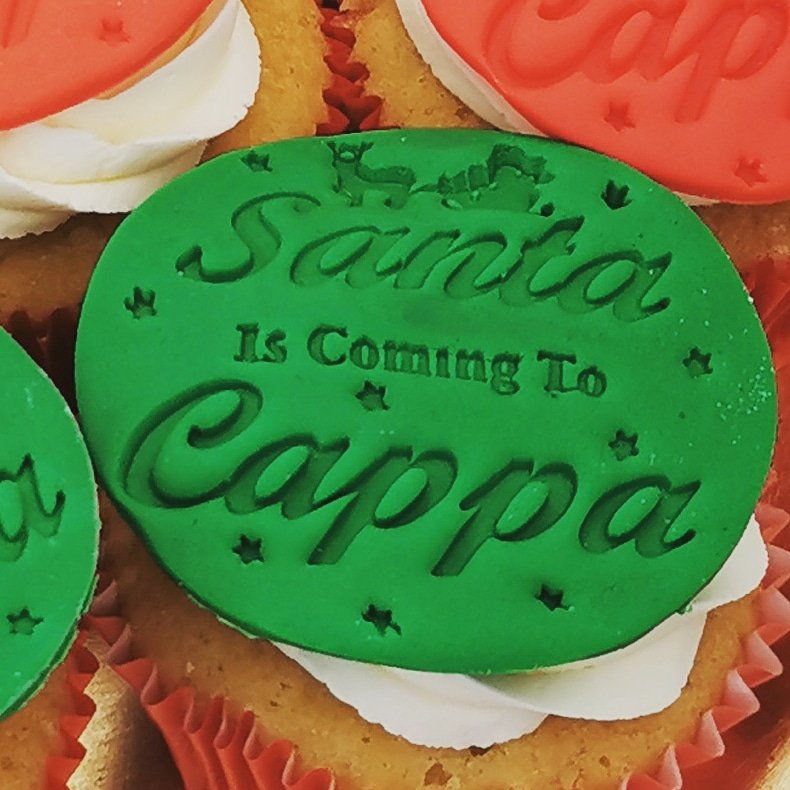 CappawhiteCC's tweet photo. Cappawhite Community Council would like to wish everyone a very Merry Christmas! And as the bun says "Santa is coming to Cappa!" so here's to an early night and we hope everyone enjoys tomorrow and the festive season! https://t.co/nVZYTjYaJH