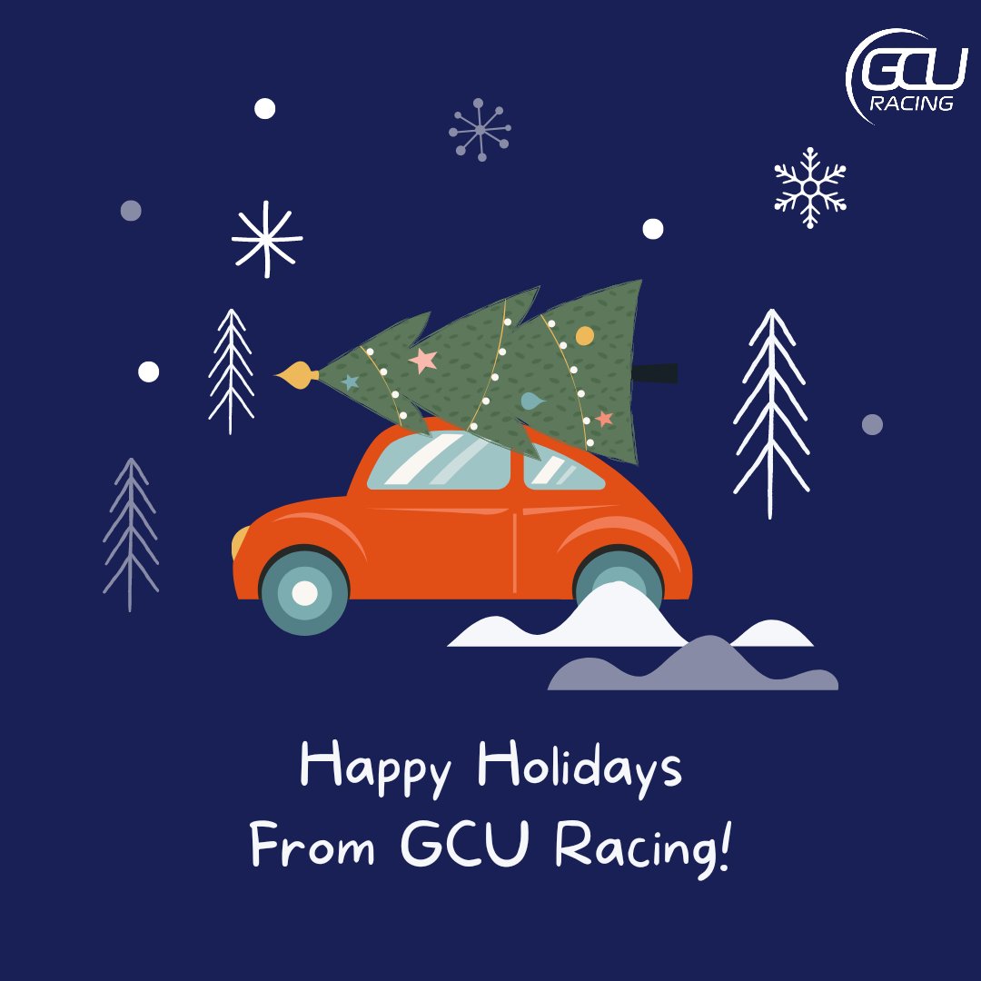 GcuRacing's tweet photo. Sending festive wishes from the team at GCURacing! 🎄✨️

2022 marked a new beginning for the team and we couldn't be more excited to see what 2023 has in store.

Wishing everyone Happy Holidays! 🍾🏎

#gcuracing #fsuk #formulastudent #Motorsport #F1 #racing #gcu https://t.co/sm5y3TRedb