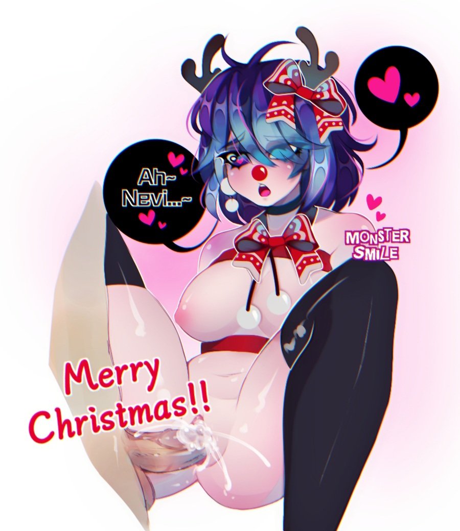 Monster_Smutty's tweet photo. Merry Christmas!🫀🎉🎄✨
. 
Kara (OC of @SmilyKuro). https://t.co/hH23pHOsyP