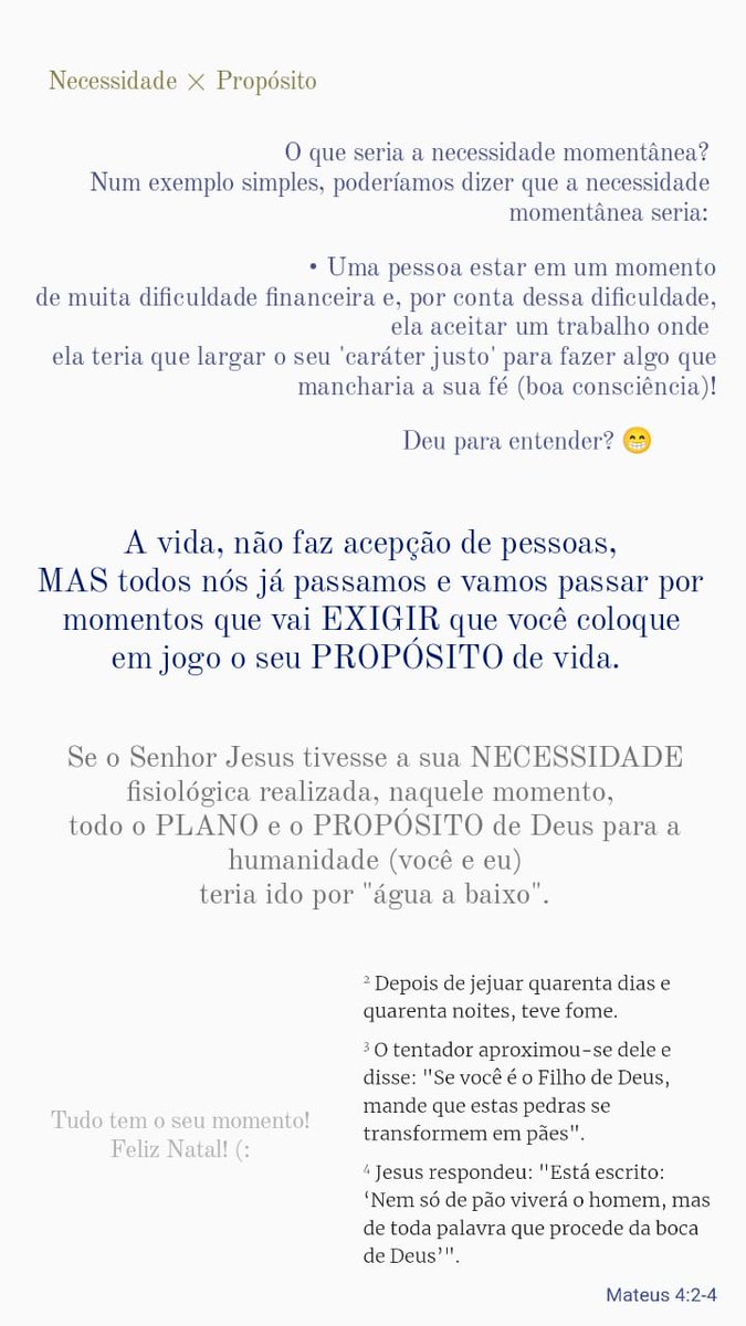 ccreduardo's tweet photo. Necessidade × Propósito!

#FelizNatal (: https://t.co/bH8N6cKyCc