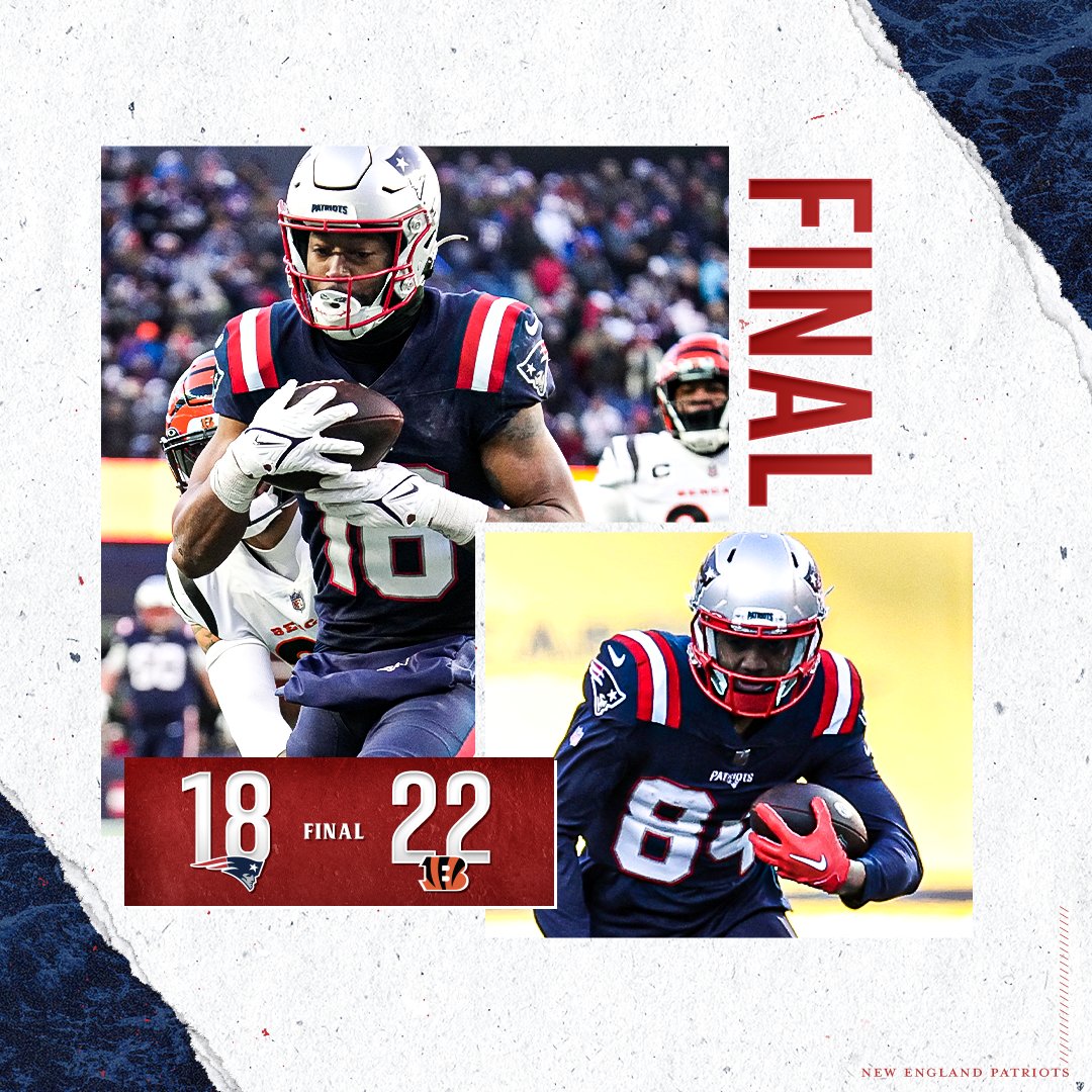 Patriots's tweet photo. Christmas Eve final. https://t.co/LdypfIhyNM