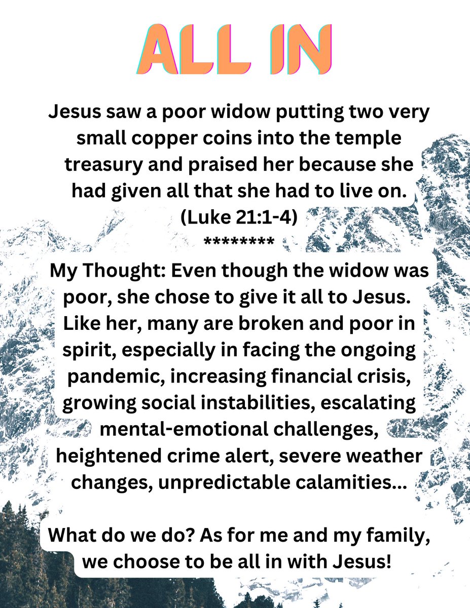 eway1008's tweet image. eway1008.org/post/all-in #Bible #JesusChrist #Gospel #Salvation #Hope #FollowJesus