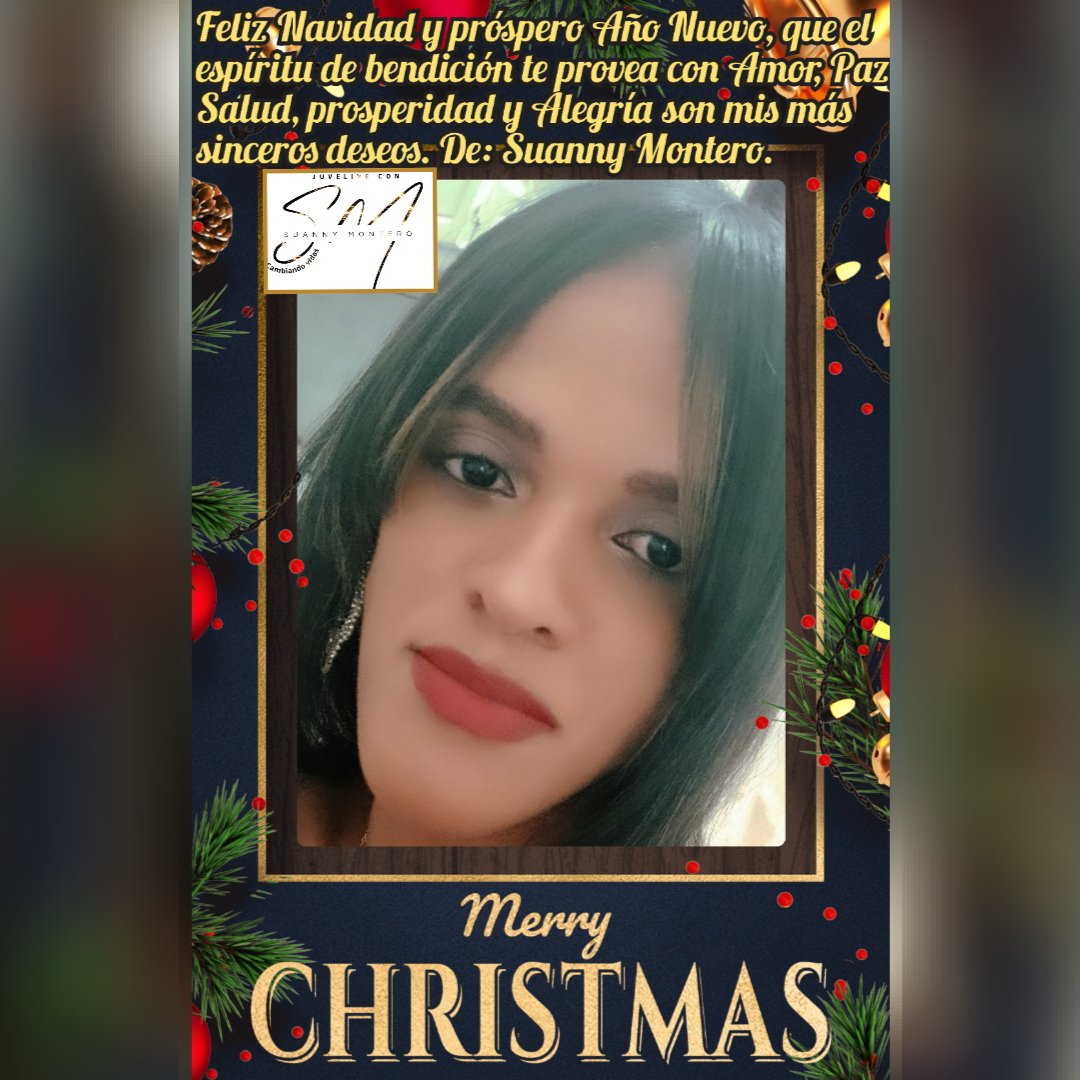 SuannyMF's tweet photo. Feliz Navidad y Próspero Año Nuevo, que el espíritu de bendición provea con abundantes prosperidad!.
#Nochebuena
#El31
#Diosito
#El24
#Navidad https://t.co/k5Ae8GLaTg