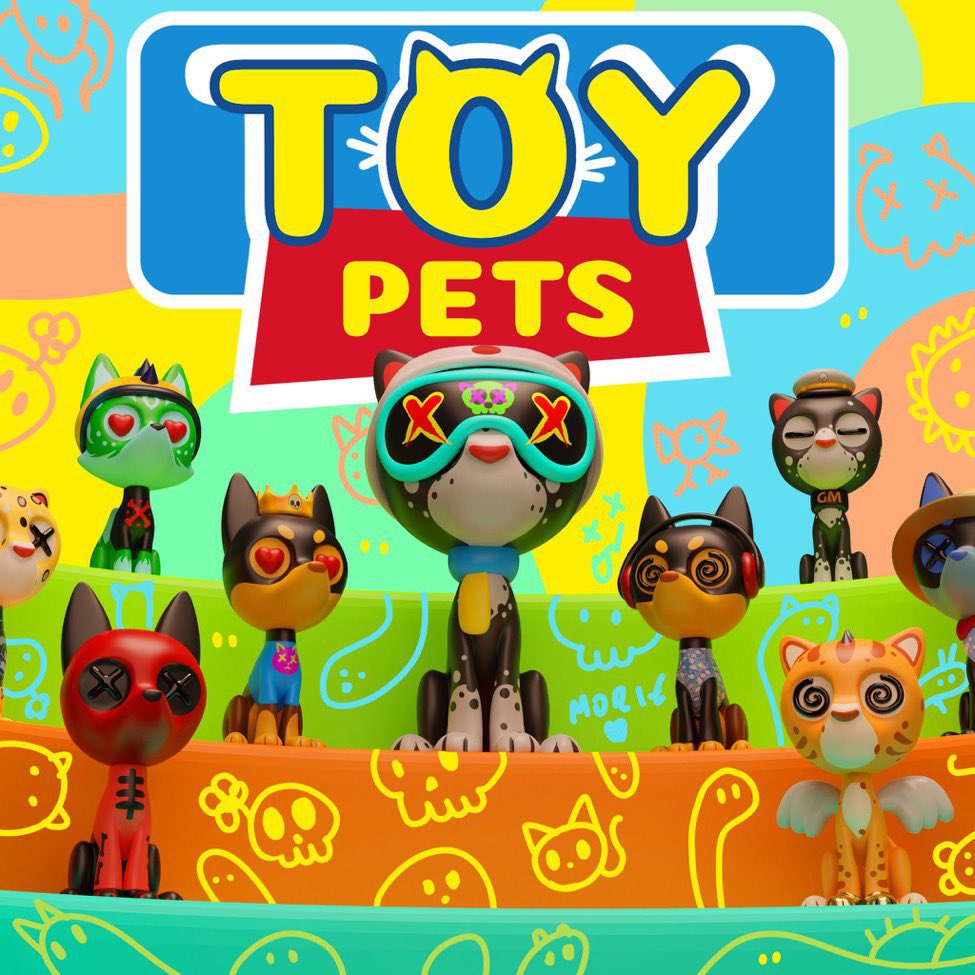 NFTupdate's tweet photo. Free NFT Giveaway 🚨 

1) Follow @ToyMories + @NFTupdate 👣 
2) Retweet this tweet 🔁

Winner will receive 1 free TOY PET NFT

TOY PETS are 0.025 &amp; already 50% minted out 📈

➡️ https://t.co/BEkCmScL75

Good luck 🎁🎄 https://t.co/M2Zg5ji6G7