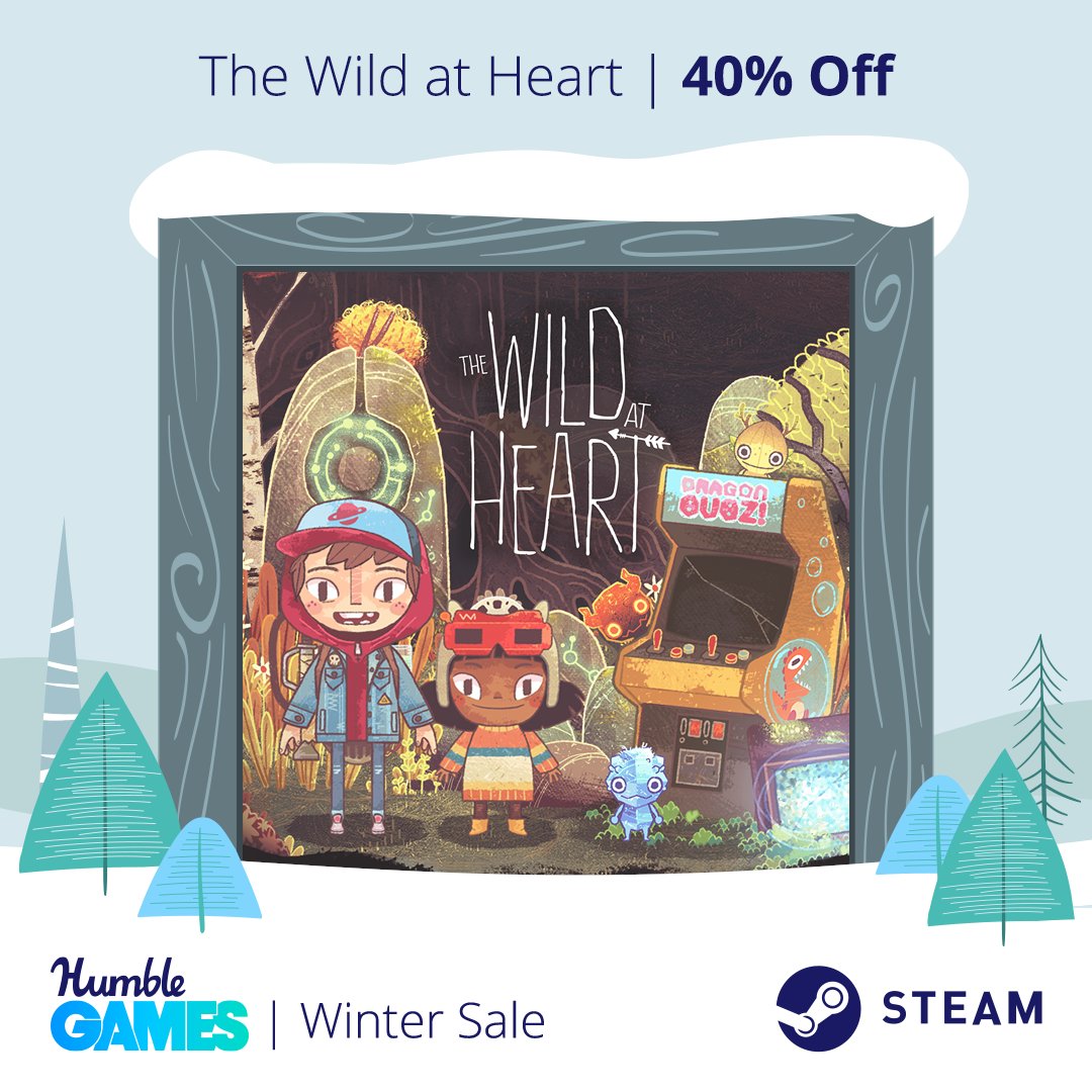 Need a last minute gift? Or just a lil treat for you? Well The Wild at Heart is 40% off Steam and Switch RIGHT NOW!

Steam: tinyurl.com/2vpuu7tu
Switch: tinyurl.com/ywmrxrm4

While you're at it, why not check out some of the winter deals over at <a href="/PlayHumbleGames/">Humble Games</a> ?