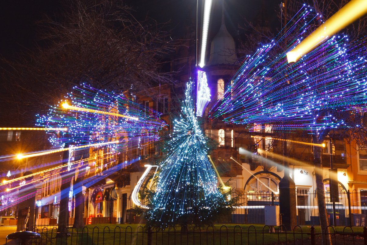 Something a bit different with the town's tree and lights.

Merry Christmas 🎄
