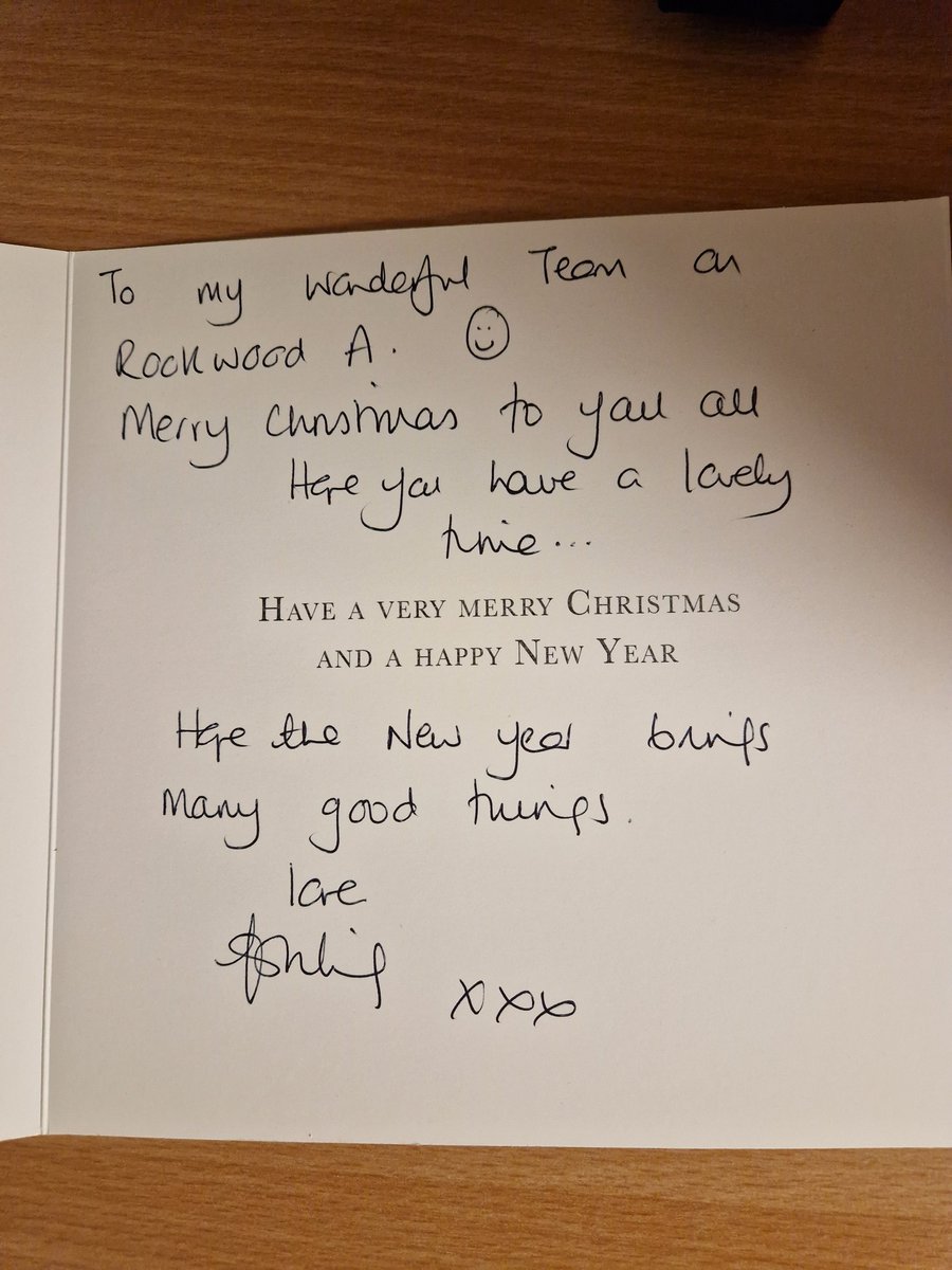 Team_RookwoodA's tweet photo. Thank you to our lovely ward manager Ashling for the Christmas presents, they are very much appreciated...we are all proud to be part of such a good team #teamrwa @ChrisWinster @LancsHospitals https://t.co/EmSWVDG2bo