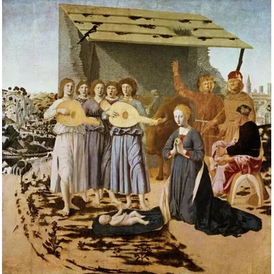 Piero’s Nativity 1420. Happy Christmas and festive blessings. Roger.