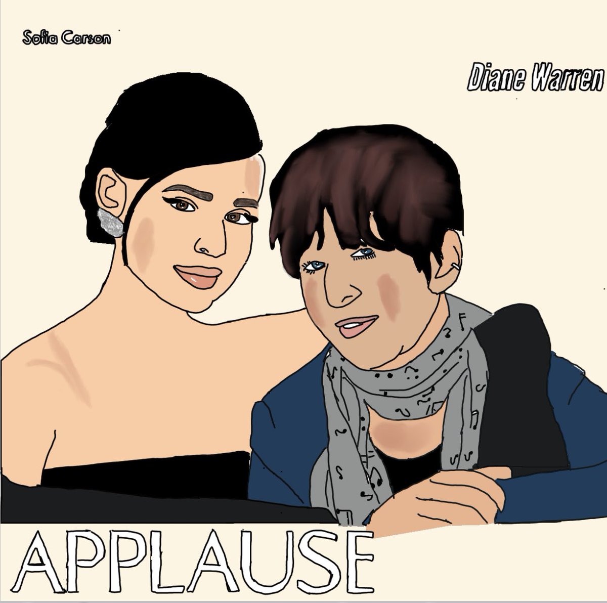 sofcarsonworld's tweet image. Onorata di regalarvi questo 💕. @SofiaCarson @Diane_Warren ❤️🤍