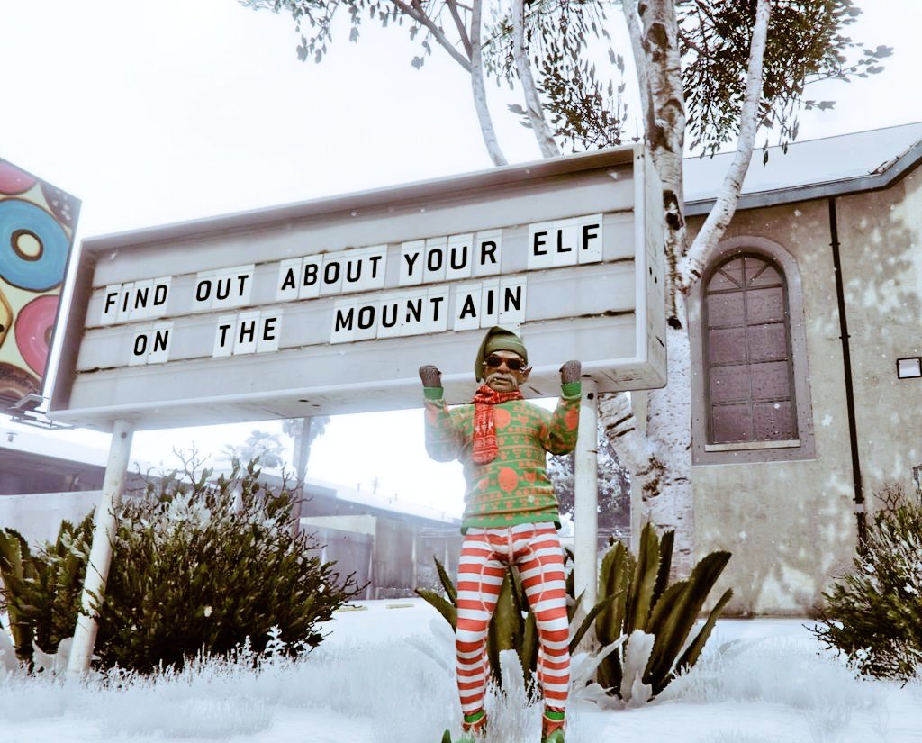 darthsean85's tweet photo. Some pics from Thursday's snowy #GTAOnline session. Great to see the snow back in Los Santos &amp; across Blaine County.

Looking forward to some festive hijinks over the next few days 🎄❄️ 

#GTASnow #PS4share #GTAV #GTAPhotographers #Snapmatic #VirtualPhotography #Christmas2022 https://t.co/Wjvo0061xe