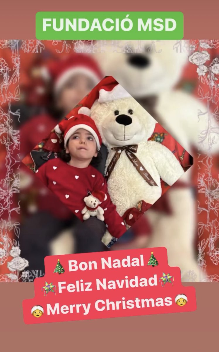 Bon Nadal
Feliz Navidad
Merry Christmas

Desitgem que tingueu molt Bon Nadal i gaudiu dels bons moments de la vida! 🎄💫✨💫✨💫✨🎄

Os deseamos una Feliz Navidad y que disfruta de los buenos momentos de la vida! 🎄✨💫✨💫✨💫🎄

#ivetunacuramsd #curamsd #curemsd #treatcuremsd