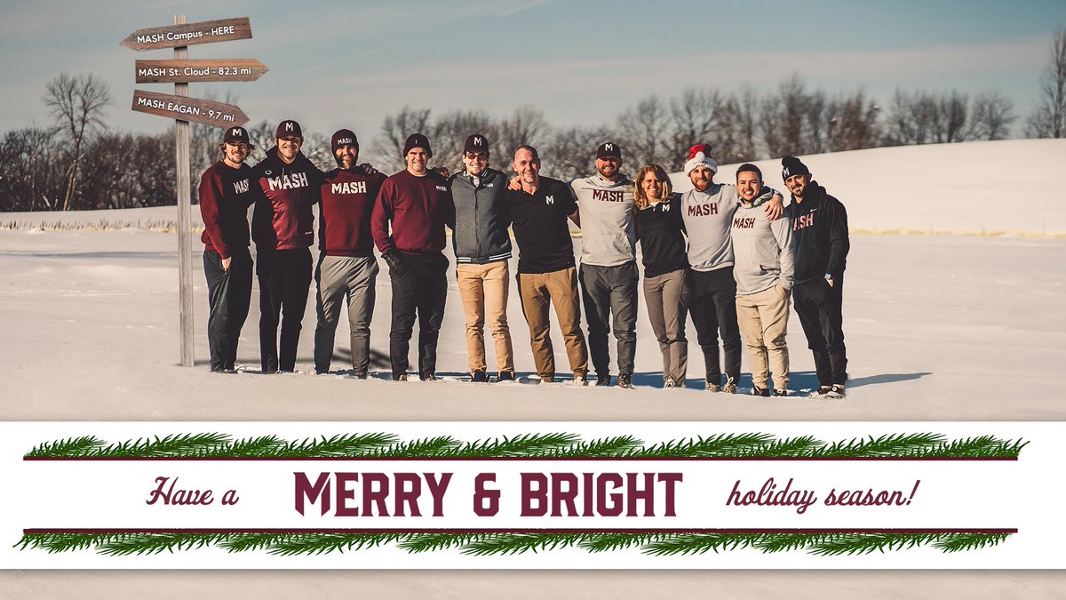 MASH__BASEBALL's tweet photo. Happy Holidays #MASHfam we can’t wait for 2023, it’s going to be a blast! 😎🔔📈 #RaiseTheStandard https://t.co/YgIEbDhp8i