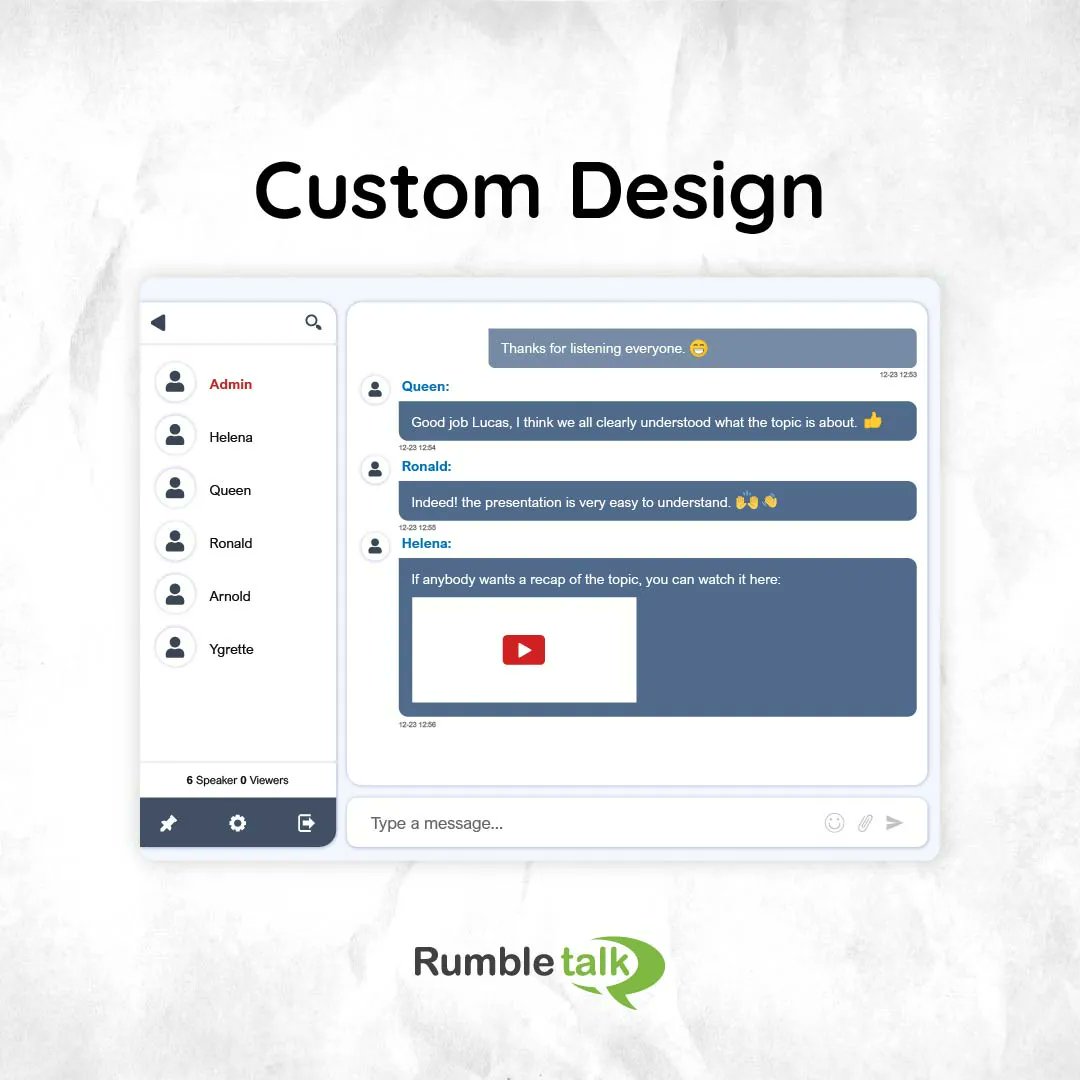 RumbleTalk's tweet image. The admin panel has lots of features that you can play with. Discover the powerful tools that you can use in the chat room here. @DigestWordpress 

buff.ly/2DOt6Qz 

#chatfeatures #adminpanel #onlinechat #saaschat #wp #wpplugins