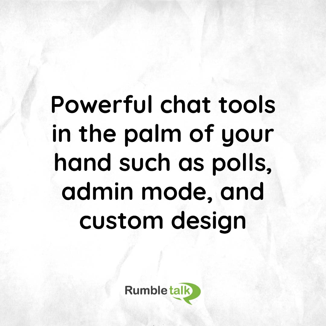 RumbleTalk's tweet image. The admin panel has lots of features that you can play with. Discover the powerful tools that you can use in the chat room here. @DigestWordpress 

buff.ly/2DOt6Qz 

#chatfeatures #adminpanel #onlinechat #saaschat #wp #wpplugins