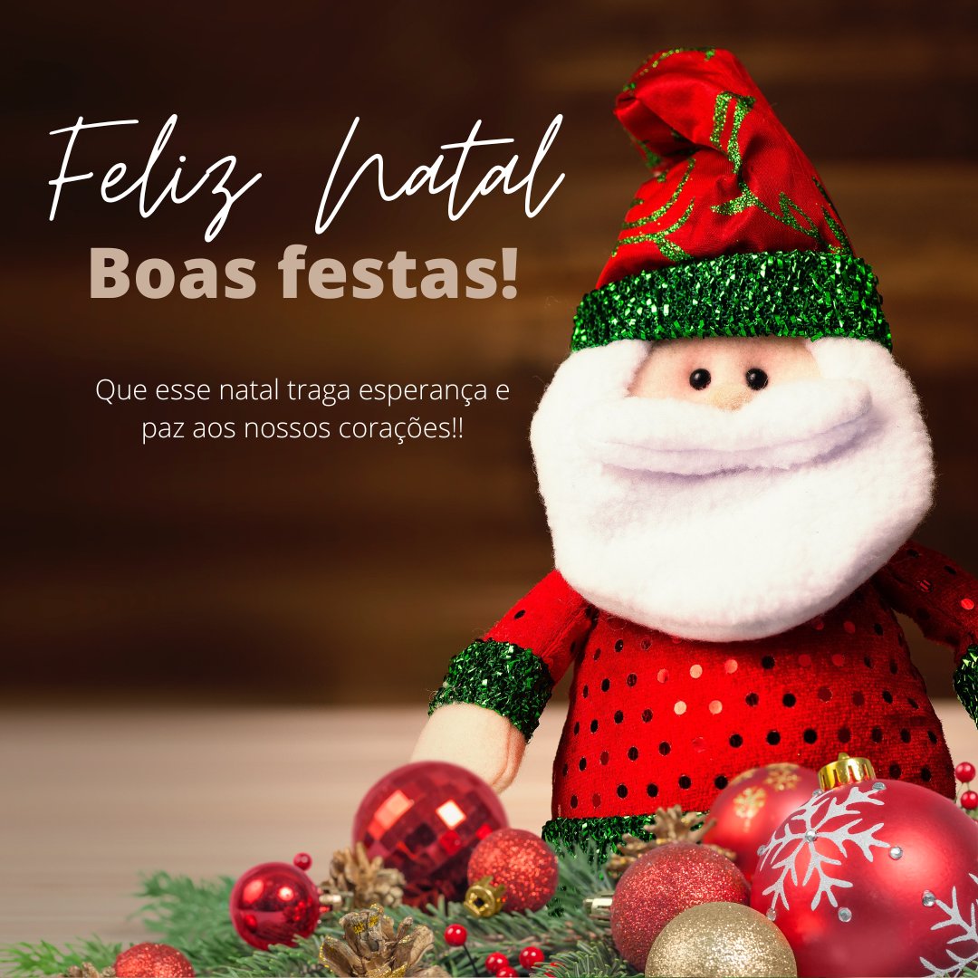 MulherVida1's tweet photo. Que esse natal traga esperança e paz aos nossos corações!!
Desejamos a todos um Feliz Natal!🎅🤶 https://t.co/L7WqlzCvRq