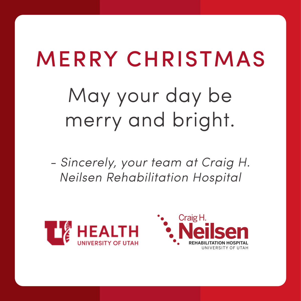 We hope your day is full of all that brings you joy.
.
.
.
#uofuhealth #uofuhealthcare #reimaginerebuildreinvent #merryandbright #mayyourdaysbemerryandbright #joypeaceandlight