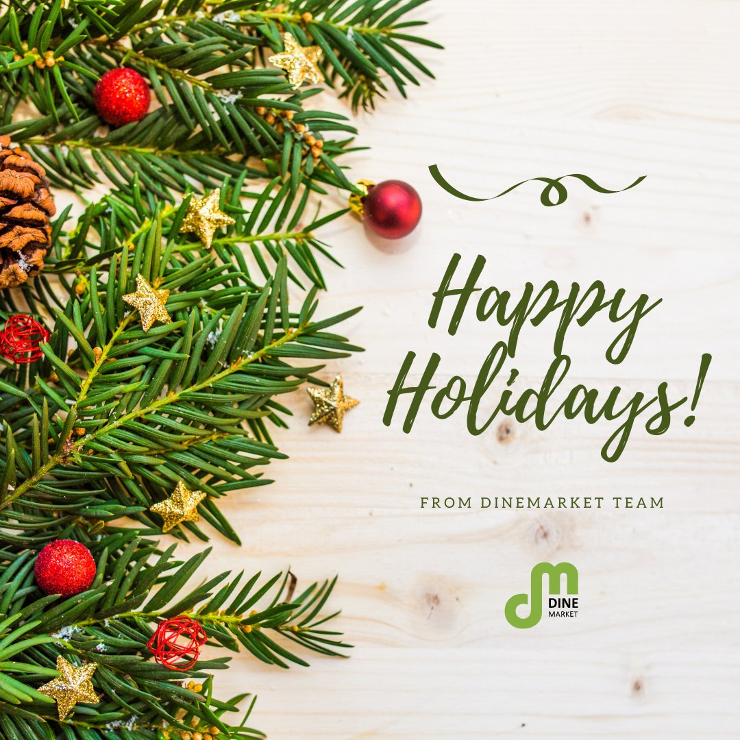 Christmas is here🎉 Wishing you a Merry Christmas🎄From the Dine Market Team
