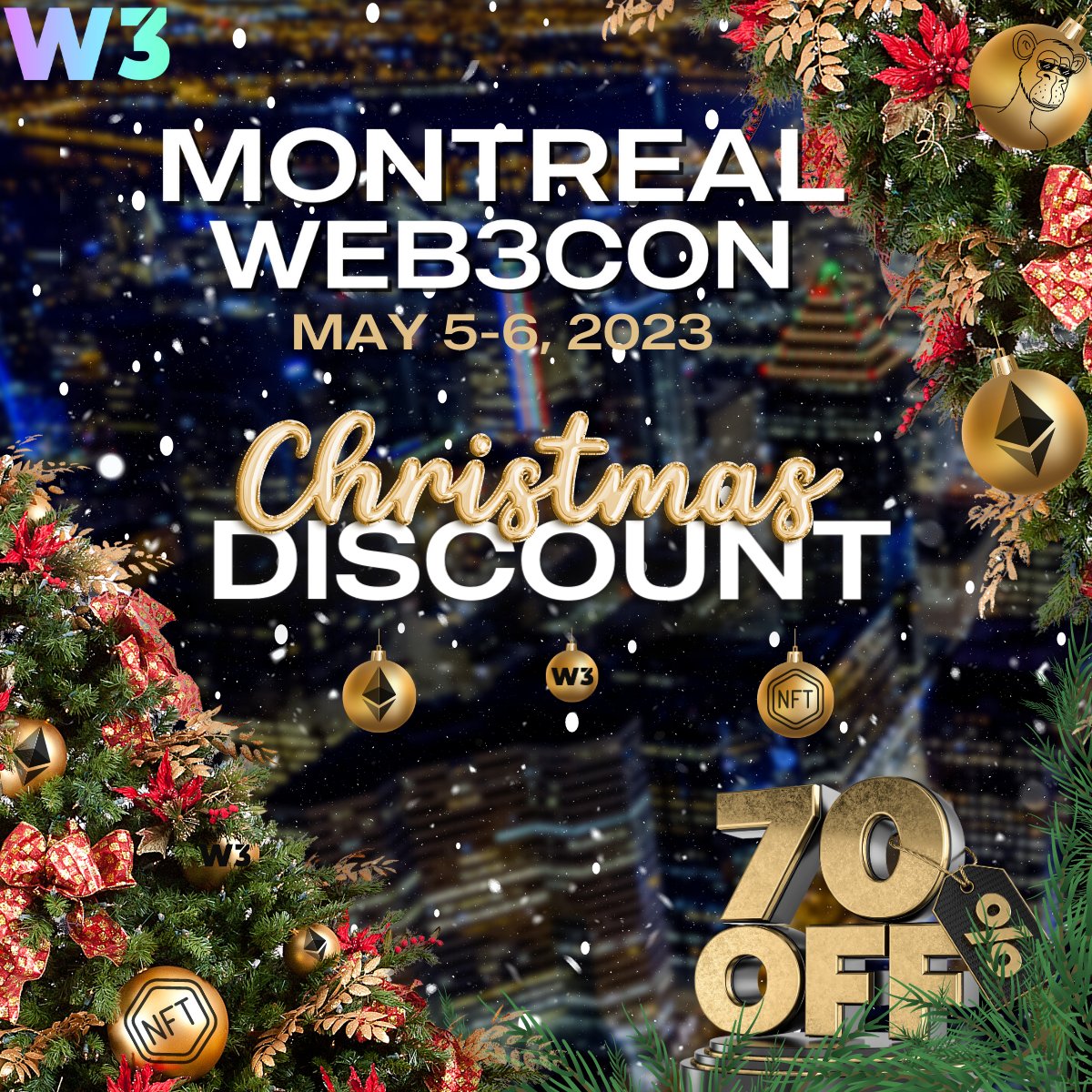 🌲 We hope this holiday season finds you joy and happiness with you and your loved ones ❤️

🎁 We wanted to take a moment to wish you Merry Christmas and offer you a little holidays gift!

🎟️ You can get a 2-days pass for you and your loved ones for 70% OFF! (Link in bio)