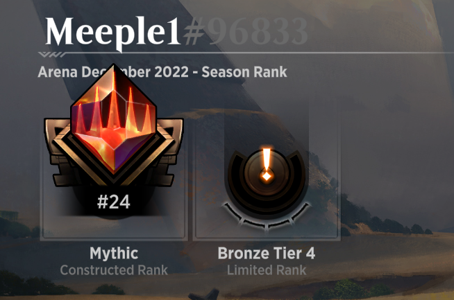 H0YER's tweet photo. Meeples Meta Shredder - around 85-90% win rate
Just downloaded tracker, but this is the deck I went to 24 with.
@fireshoes @AlthMtg https://t.co/QmQ8htTThA