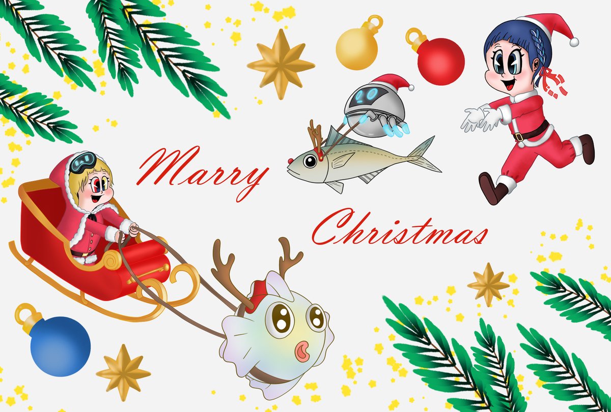 Rak_1g's tweet photo. Merry Christmas🎄🎅 #ChanaArt @Chana_Vtuber #NxAjiArt  @aji2806 #MerryChristmas
 . 
. 
. 
#artwork #art #digitalpainting #digitaldrawing #digitalart #drawing #draw #fanartwork #artworld #drawings #artgallery #artworks #artgalleries #วาดรูป #วาดรูปการ์ตูน #sketch #sketching https://t.co/4syNCHuVm7