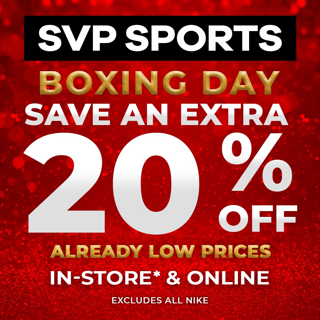 SVP Sports on X: SVP BOXING DAY Sale Starts NOW! SAVE AN EXTRA 20