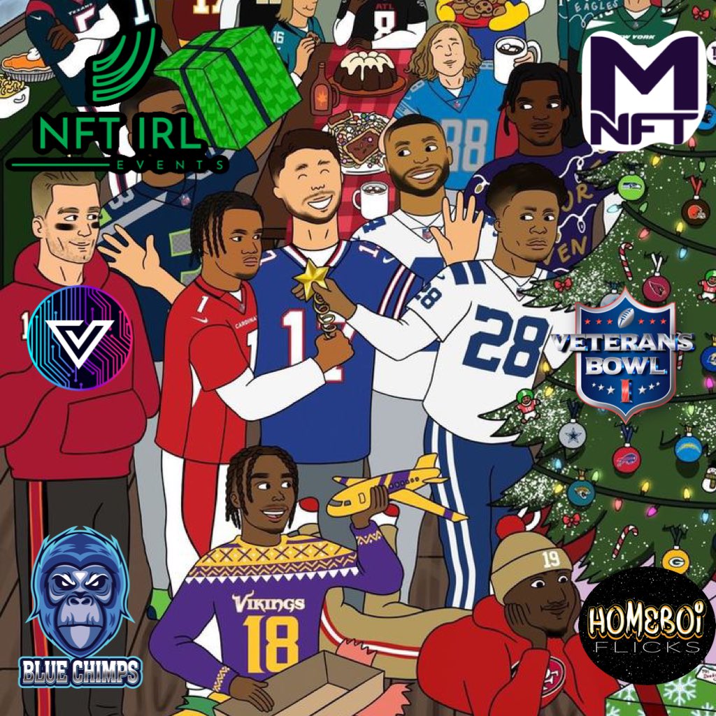 NEXT BIG EVENT Feb 2023 (@nftirlevents) on Twitter photo Merry Christmas Eve with the fam, friends and #football😎🏈
Pro Legends Fanfest 2023🏈
#NFL #SuperBowl #Web3
@thejrab <a href="/Maniac_Scout/">Maniac - Talent Scout 🔥🔥🔥#Web3 Advisor #Angel</a> <a href="/homeboiflicks/">HomeBoiFlicks</a> <a href="/carmen_crypto/">Cαɾɱҽɳ Cɾყρƚσ</a> @Shauna92118487 <a href="/nftgeeks_/">Geeks 📉</a> <a href="/FullyVoxxed/">FullyVoxxed</a> <a href="/theblondebroker/">The Blonde Broker</a> <a href="/bclabsxyz/">Brainchild Labs LLC</a> <a href="/FullyPickled/">Pickles | COO @ MemeNFT.com | Fullypickled.eth</a> <a href="/vizionprotocol/">ViZion Protocol</a> <a href="/CryptoRobertK/">CryptoRobertK.eth🦁👑</a> Merry Christmas Eve with the fam, friends and #football😎🏈
Pro Legends Fanfest 2023🏈
#NFL #SuperBowl #Web3
@thejrab <a href="/Maniac_Scout/">Maniac - Talent Scout 🔥🔥🔥#Web3 Advisor #Angel</a> <a href="/homeboiflicks/">HomeBoiFlicks</a> <a href="/carmen_crypto/">Cαɾɱҽɳ Cɾყρƚσ</a> @Shauna92118487 <a href="/nftgeeks_/">Geeks 📉</a> <a href="/FullyVoxxed/">FullyVoxxed</a> <a href="/theblondebroker/">The Blonde Broker</a> <a href="/bclabsxyz/">Brainchild Labs LLC</a> <a href="/FullyPickled/">Pickles | COO @ MemeNFT.com | Fullypickled.eth</a> <a href="/vizionprotocol/">ViZion Protocol</a> <a href="/CryptoRobertK/">CryptoRobertK.eth🦁👑</a>