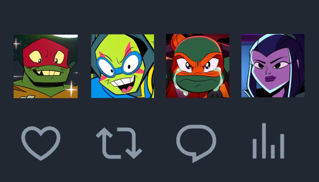 drewregulica's tweet photo. okay guys who’s the best rottmnt character!!!! 🎉 https://t.co/2y5pR4cg0g