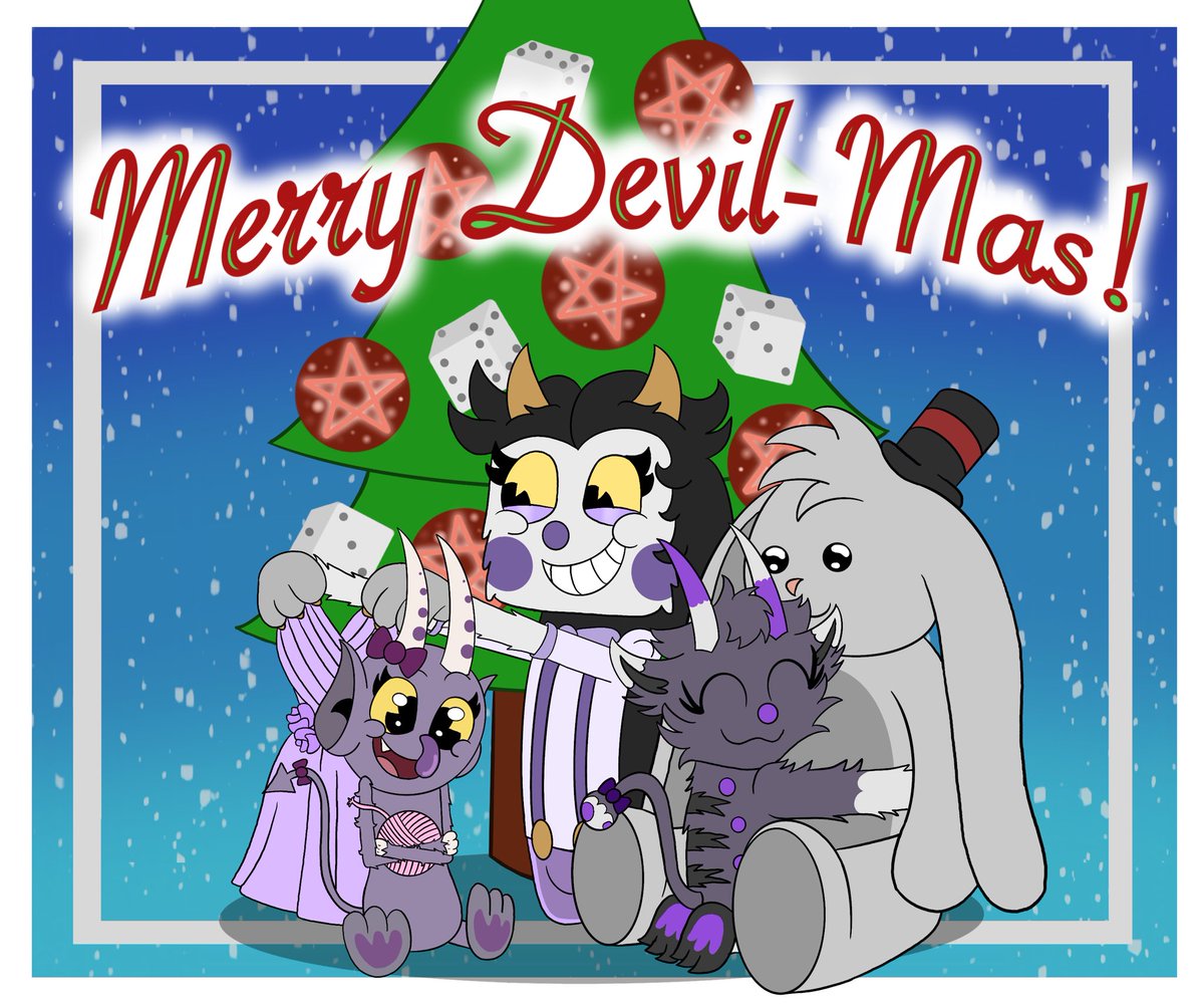macknbluecheez's tweet photo. Merry Christmas from our iconic sisters! π (Version with and without captions)
Mitzi - @LupoLoz
Ace - Me
Decilia - @RainbowCloudth2
#cuphead #TheCupheadShow #devildicefankid #devildicefanchild https://t.co/HVpPlmc2p0