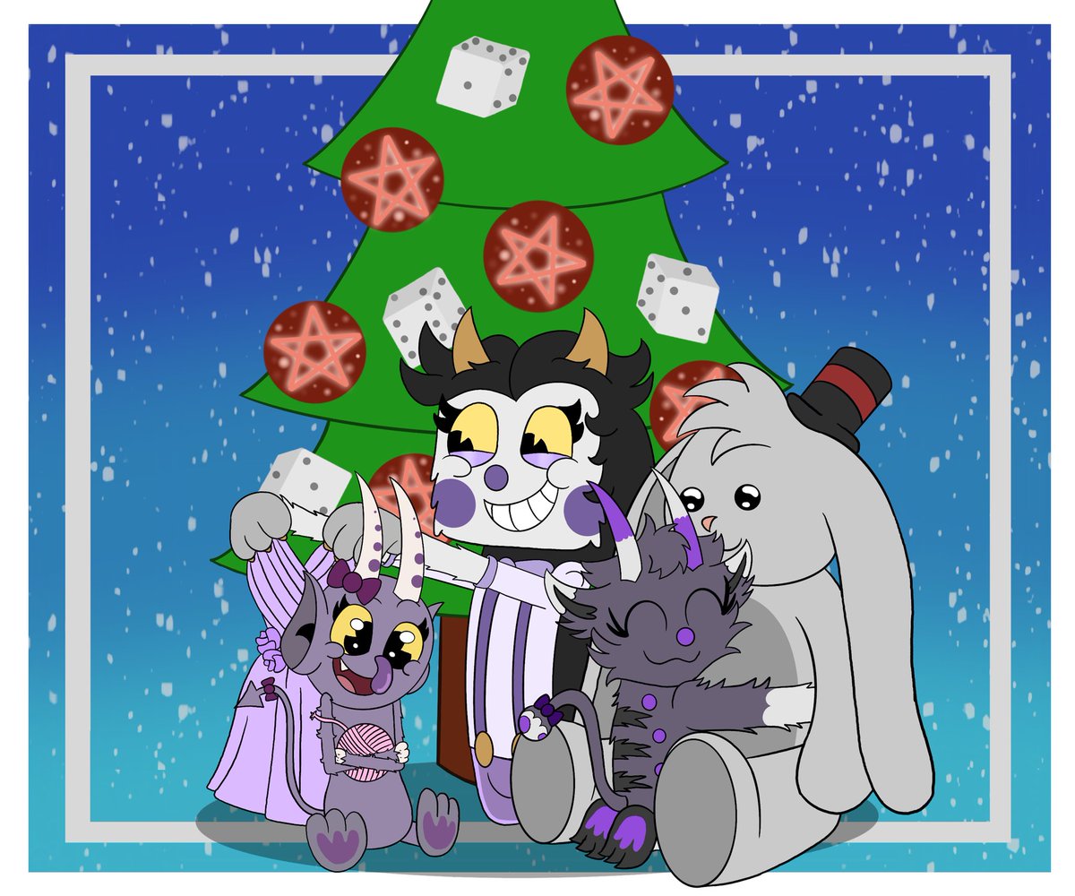 macknbluecheez's tweet photo. Merry Christmas from our iconic sisters! π (Version with and without captions)
Mitzi - @LupoLoz
Ace - Me
Decilia - @RainbowCloudth2
#cuphead #TheCupheadShow #devildicefankid #devildicefanchild https://t.co/HVpPlmc2p0