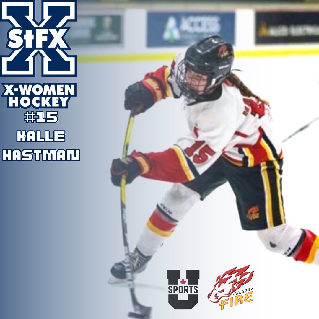 calgaryfireAAA's tweet photo. KALLE HASTMAN whoohoo big future ahead for our #15! Congratulations Kalle and family, we are super proud of you and cannot wait to follow your journey!
X-Women are getting a great one @StFXAthletics @XWomenHockey #2023 #fireproud https://t.co/zFcDTFqnVY