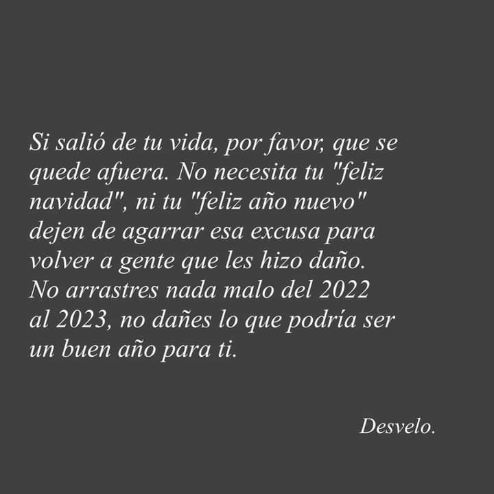 Y que la pasen de puta madre! ❤️