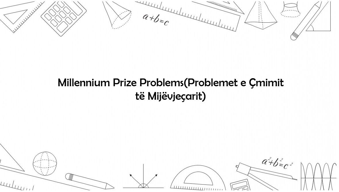 DiscreteMath_'s tweet image. Millenium prize problemes!