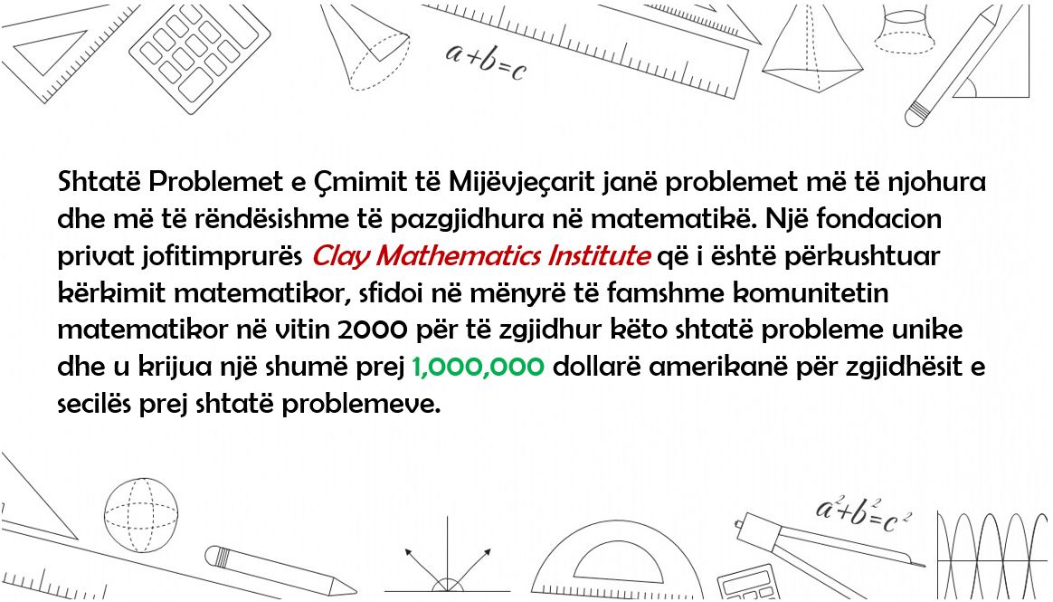 DiscreteMath_'s tweet image. Millenium prize problemes!