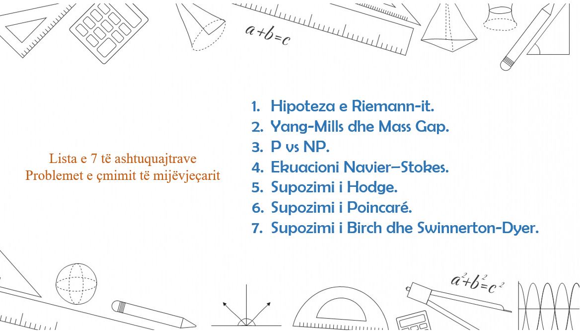 DiscreteMath_'s tweet image. Millenium prize problemes!