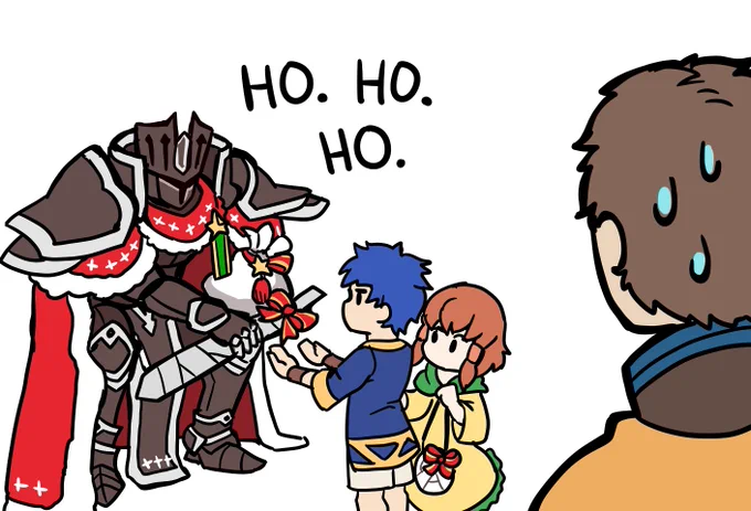 Merry Christmas from the Black Knight.#FireEmblem #FireEmblemHeroes 