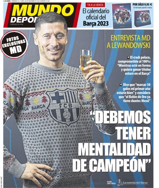 Mundo Deportivo: 'We must have Champion mentality'