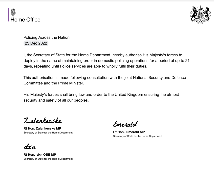 UK Home Office (UKHomeOfficeRT) / Twitter