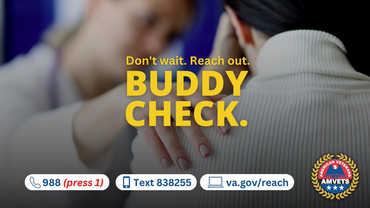 AMVETSHQ's tweet photo. The holidays can be intense, and people cope with stressful situations and/or loneliness in different ways.

Don’t wait. Take a moment over the next few days to reach out to friends and loved ones. https://t.co/7kUi0d3WqV