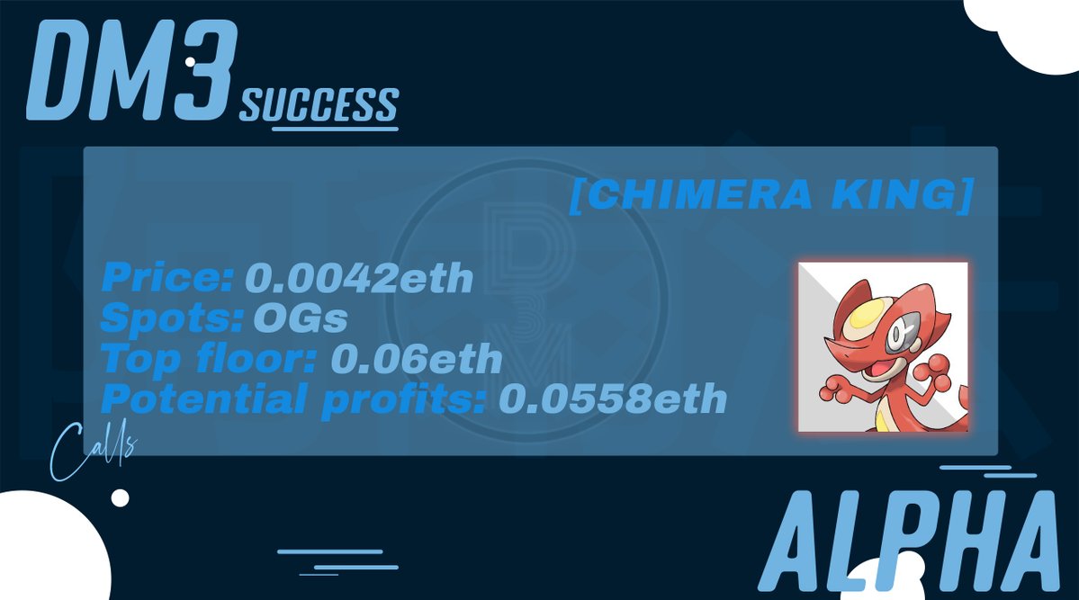 Want to make profits? You know where to find us.

Follow <a href="/Dm3Alpha/">DM³ — Alpha & +</a> 🏄
Like ♥️ + Retweet ♻️
Tag 2 friends and leave a nice comment!🎄